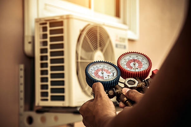 Professional Heat Pump Repair technician working in Mount Aukum, CA